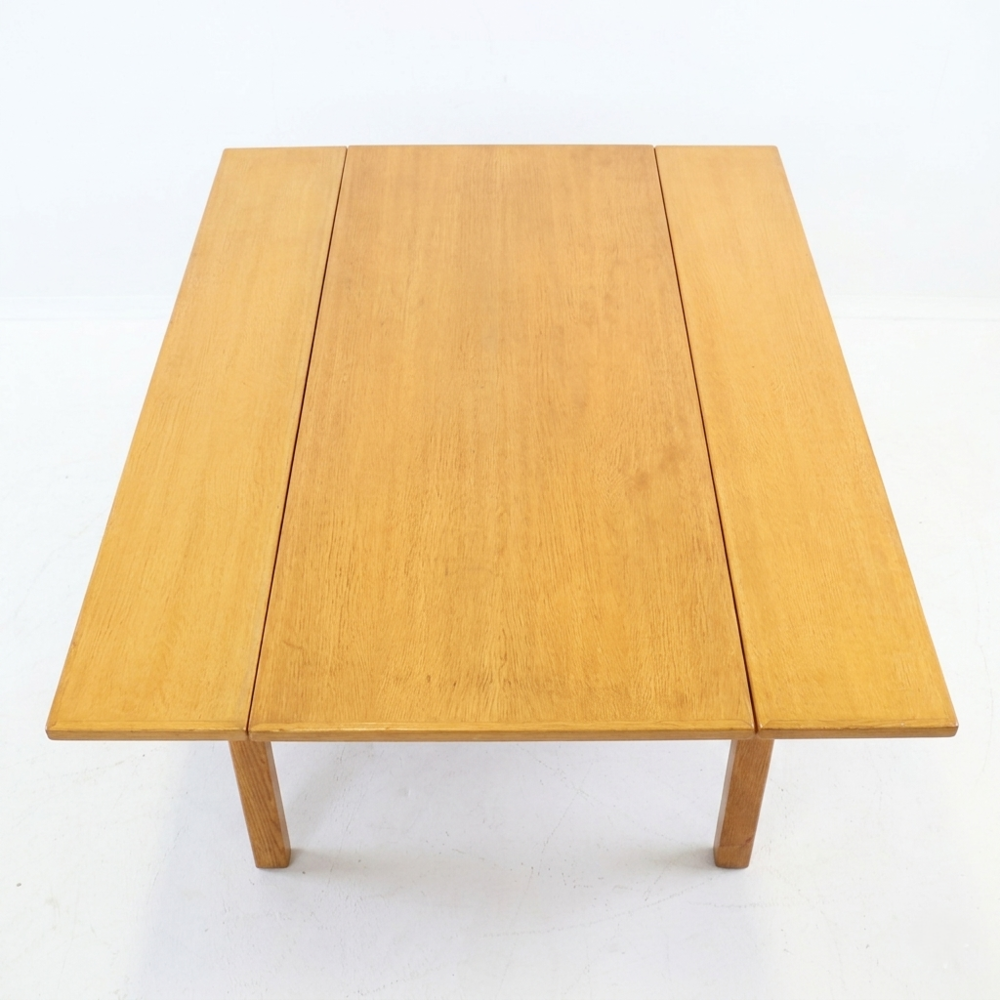 Table &agrave; manger modulable scandinave en ch&ecirc;ne , ann&eacute;es 70 Meubles