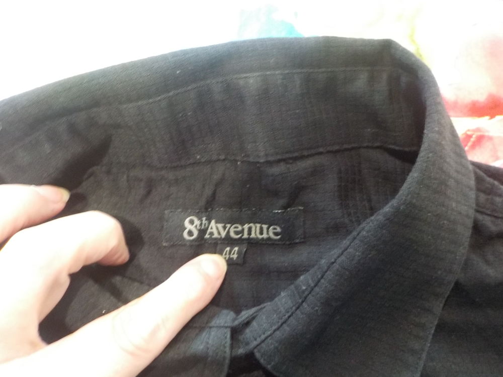 CHEMISE NOIRE "8th AVENUE" T44 Vêtements