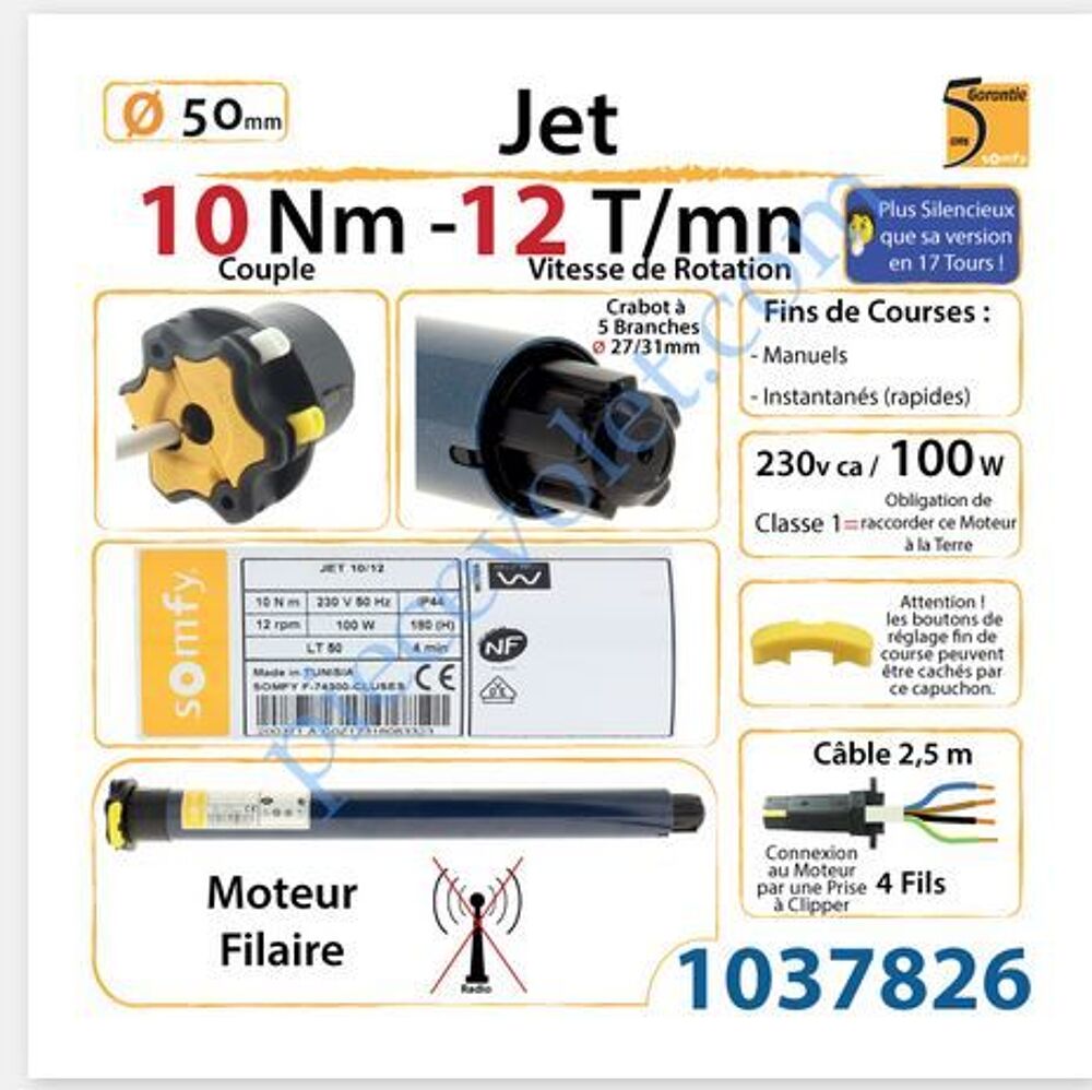 Moteur Volet-Roulant Bricolage