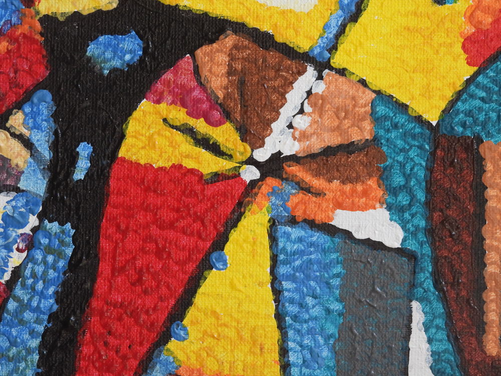 Tableau acrylique sur toile - L'entr&eacute;e du chapiteau Décoration