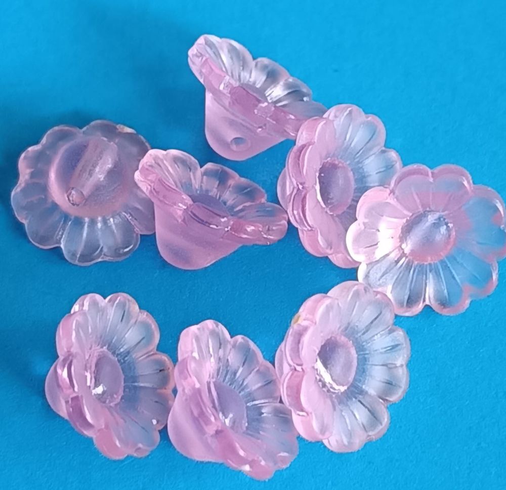 17 Boutons Vintage Forme FLEURS ? Nuances de Roses - LOT N&deg;9 Décoration