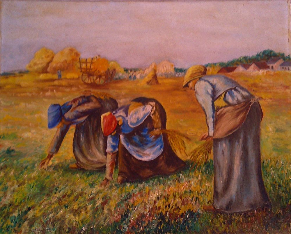 Tableau copie du tableau " Les glaneuses " Décoration