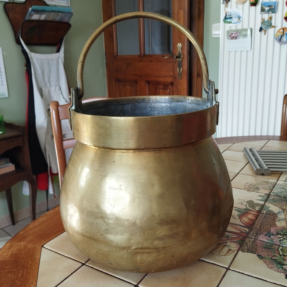 Chaudron en cuivre D�coration