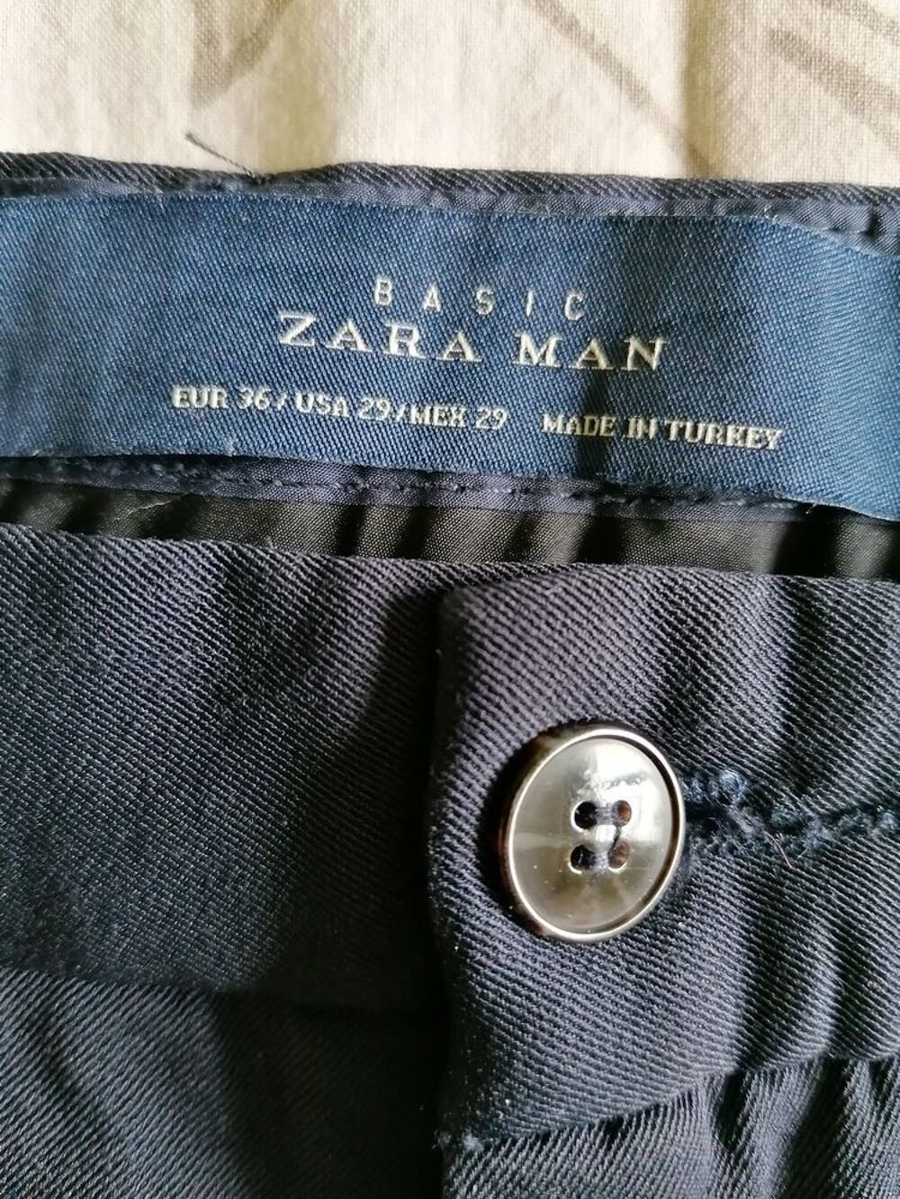 Pantalon bleu marine Vêtements