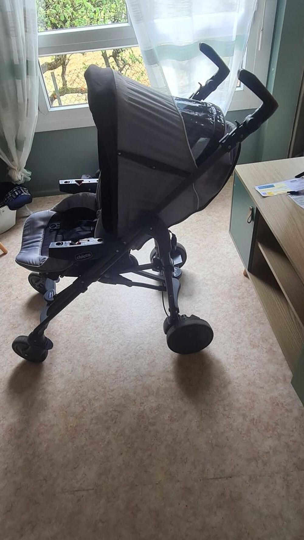 Poussette chicco 3 en 1 Puriculture