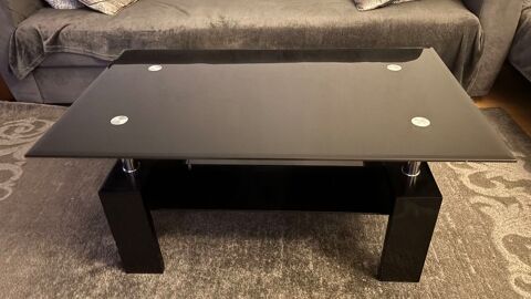 Table basse noir en verre 40 Saint-Denis (93)