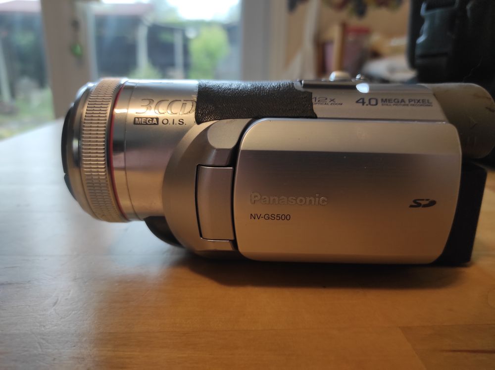 cam&eacute;scope Panasonic NV GS500. Photos/Video/TV
