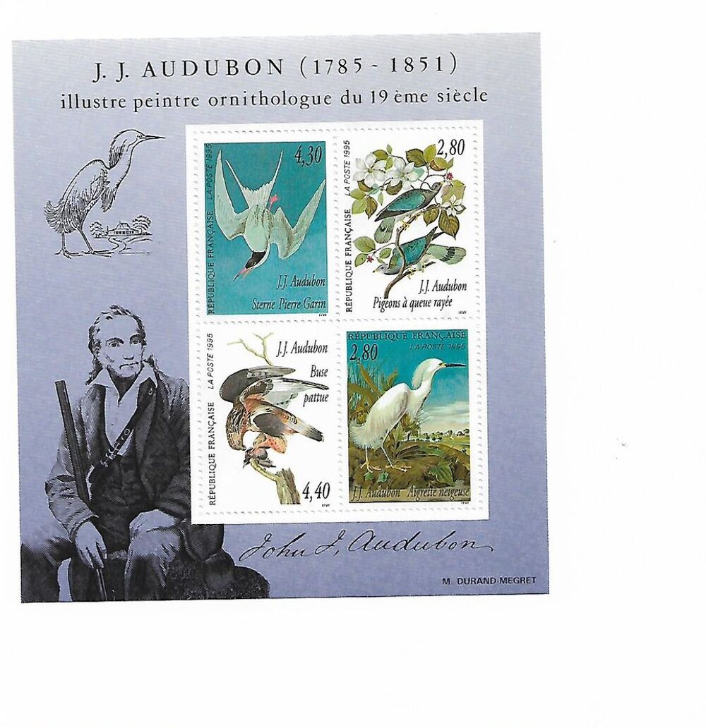 Feuillet J.J.AUDUBON 
