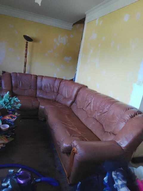 canap� d'angle convertible cuir marron 150 Guingamp (22)