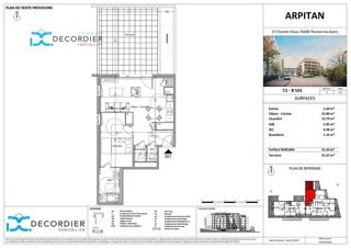  Appartement � vendre 2 pi�ces 51 m�