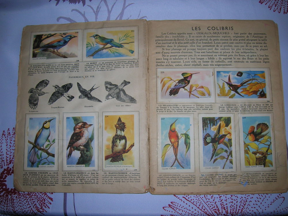 lot de 2 albums vignettes publicitaire vintage 