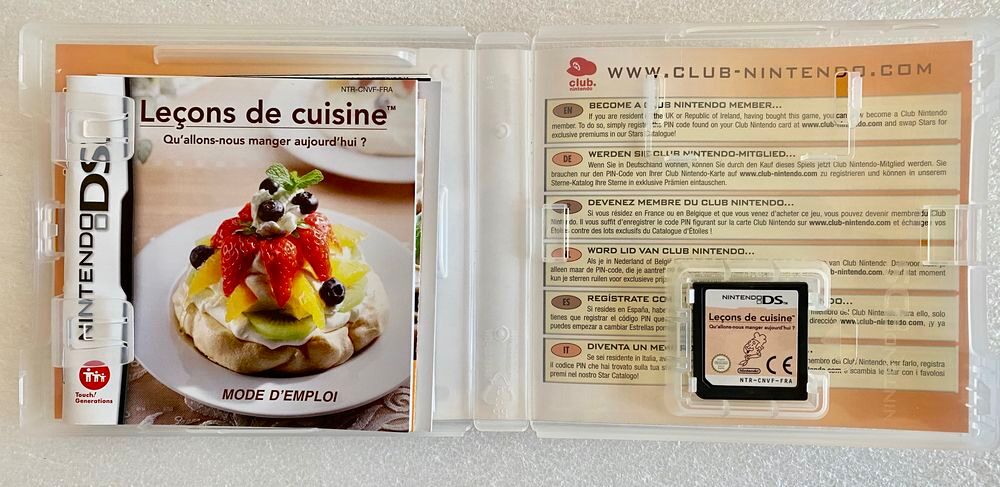 Jeu Nintendo DS Le&ccedil;ons de Cuisine : Qu'allons Nous Manger Consoles et jeux vidéos