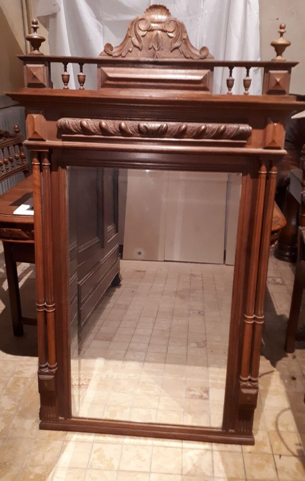 Table + 6 Chaises + Miroir Meubles