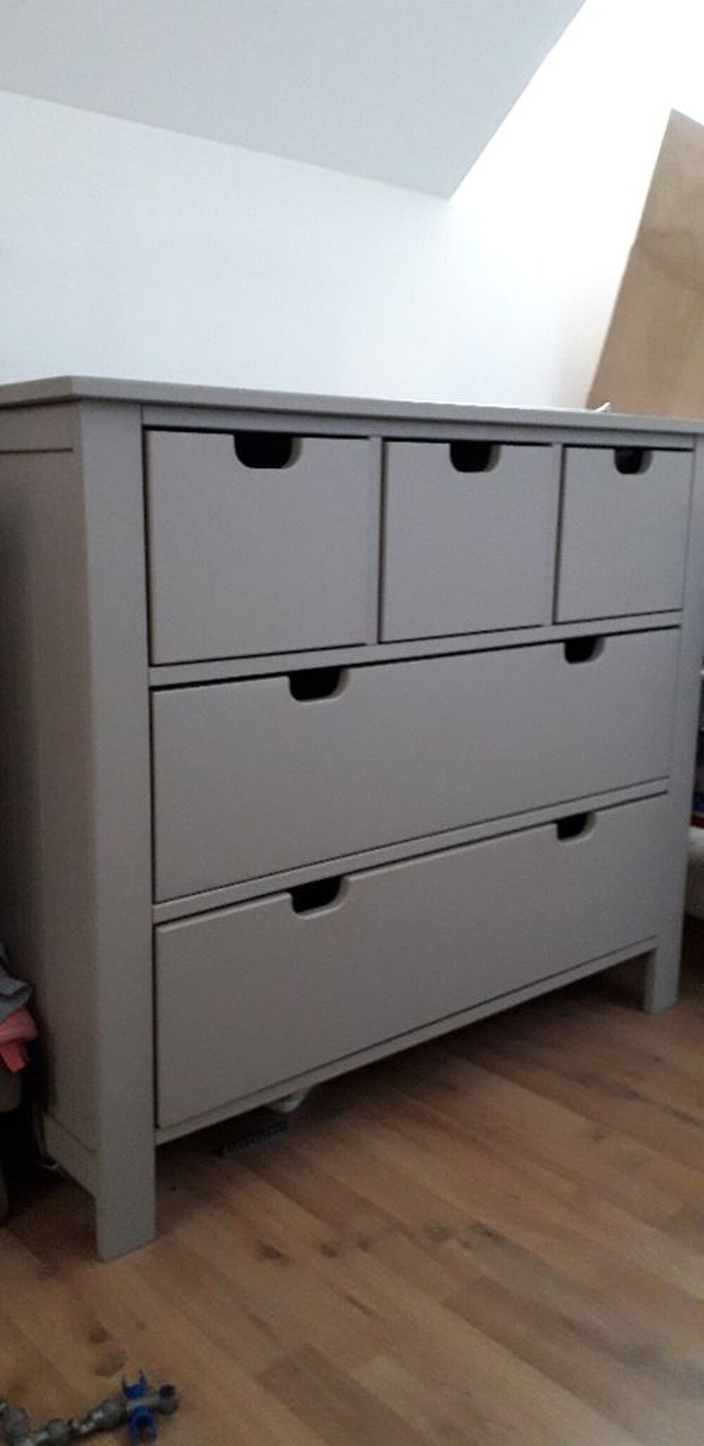 Chambre compl&egrave;te grise enfant: Mobilier enfants