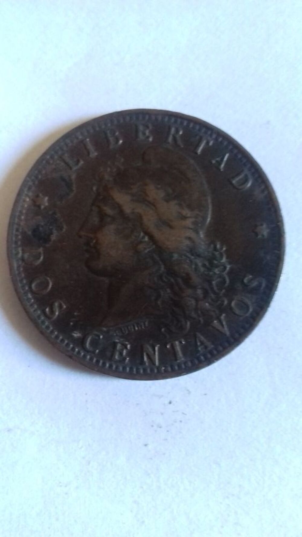 Pi&egrave;ce 2 Centavos Argentine 1889 