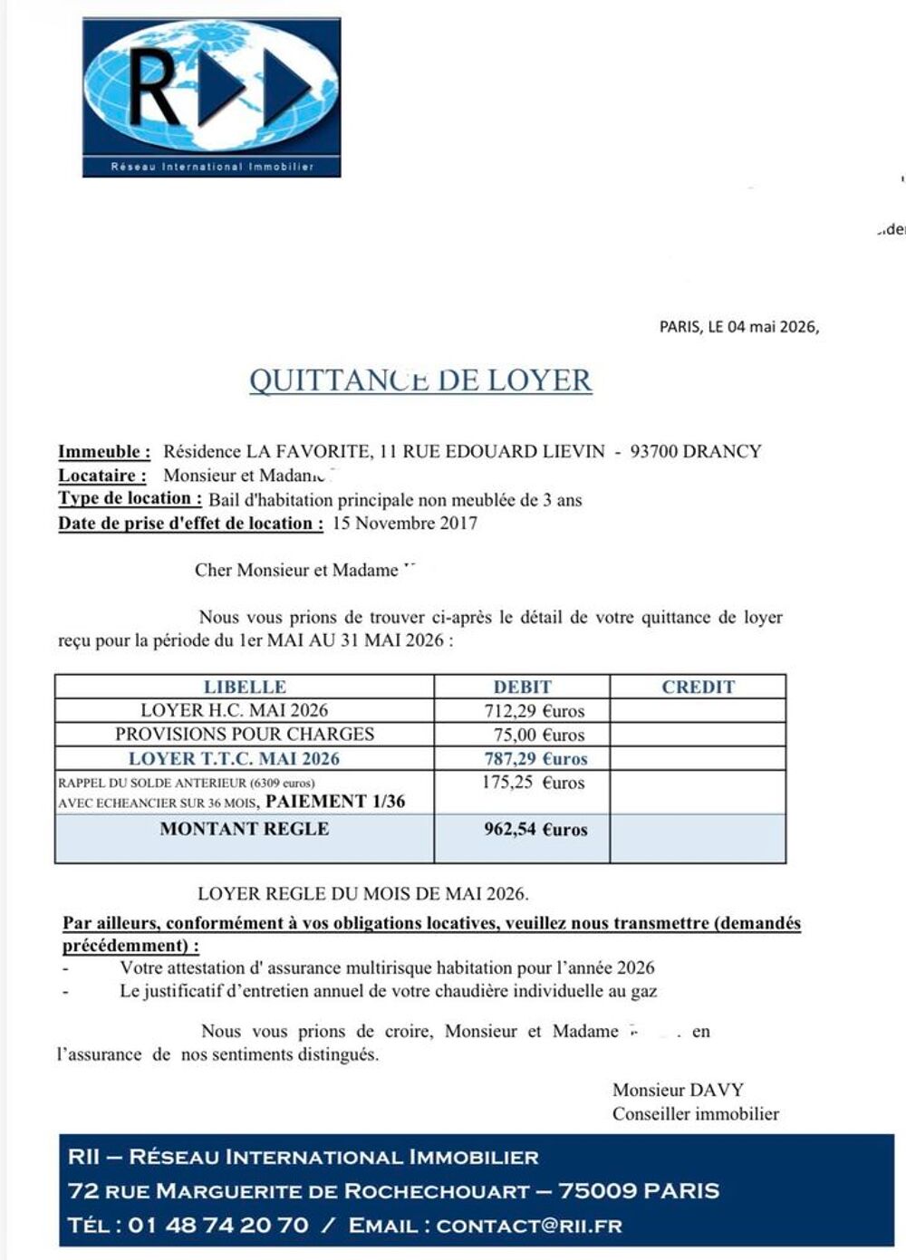Vente Appartement Drancy à  vendre Drancy