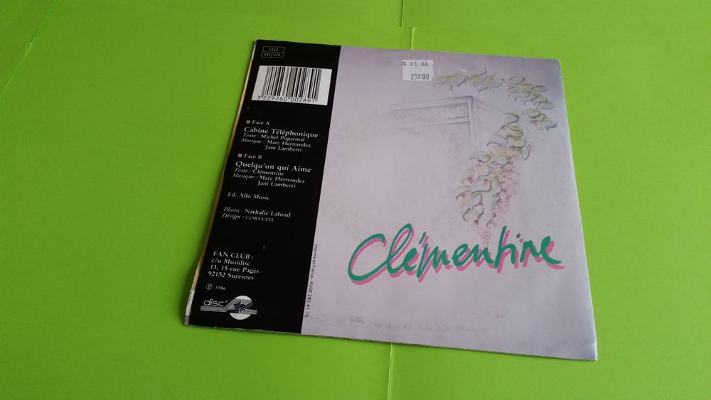 CL&Eacute;MENTINE CD et vinyles