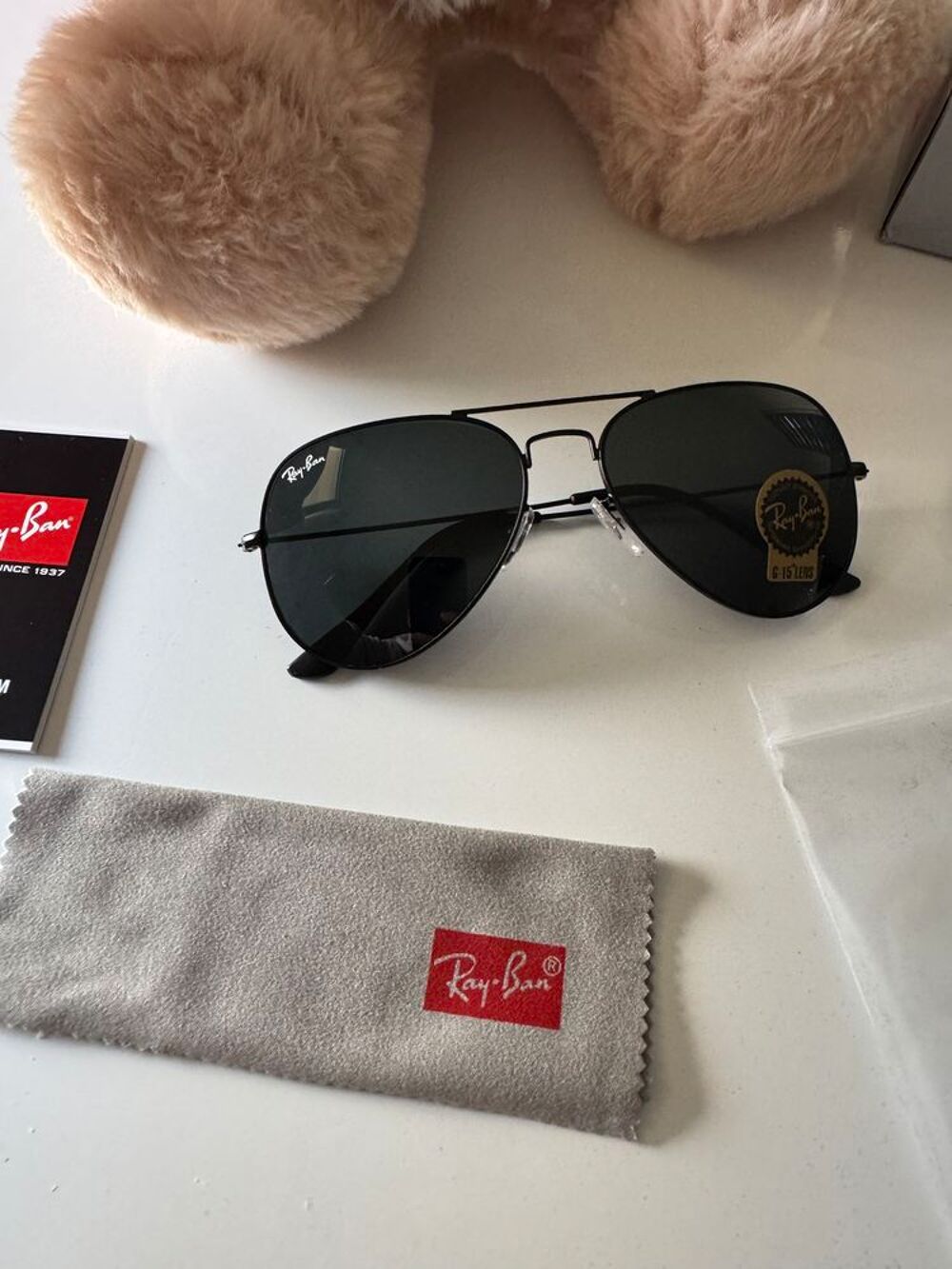 Ray-Ban Aviator Black Bijoux et montres