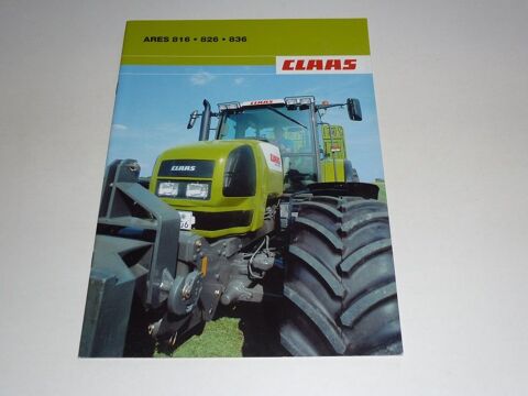 Prospectus dépliant tracteur CLAAS 816. 826. 836 1 Marcilly-le-Hayer (10)