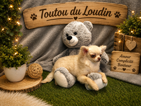 Chiot Chihuahua poils longs femelle 800 18140 Précy