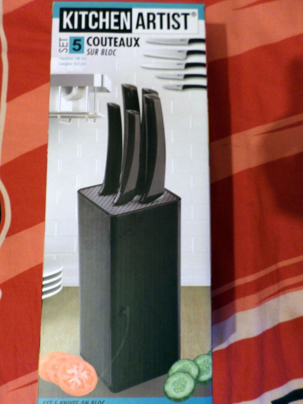 Set de 5 couteaux sur bloc-Kitchen Artist Cuisine