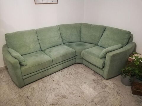 canap d'angle en tissu vert 160 Salon-de-Provence (13)