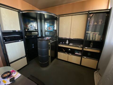 Living (Vinteg) avec bar clair 80 Paris 13 (75)