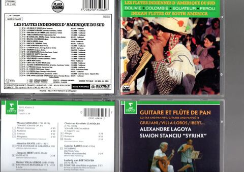 10 cd audio genre : CLASSIQUE/ & folklorique :
12 Pontoise (95)