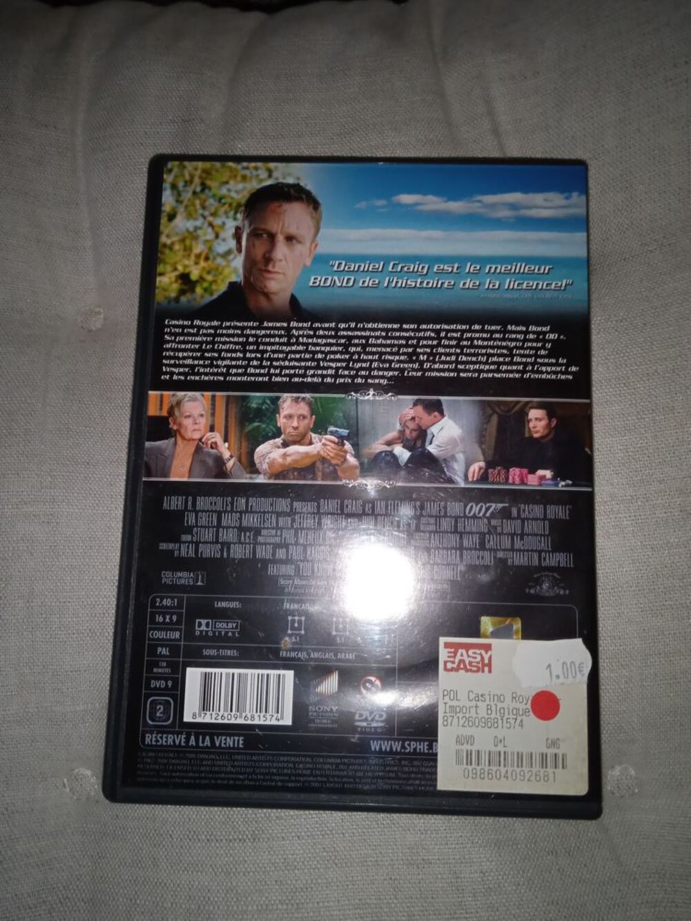 DVD Casino Royale
2020 DVD et blu-ray