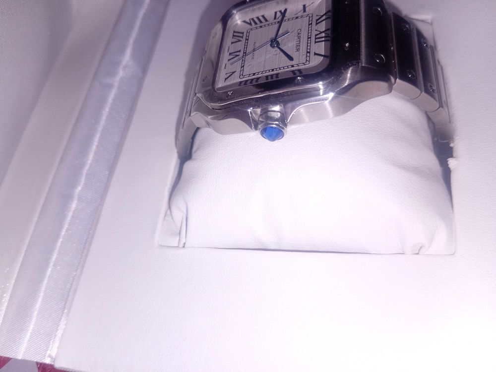 Cartier Santos Automatique €" Full Set Bijoux et montres
