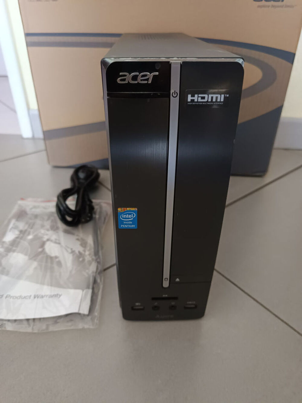 PC de bureau ACER Aspire XC-605 Matériel informatique