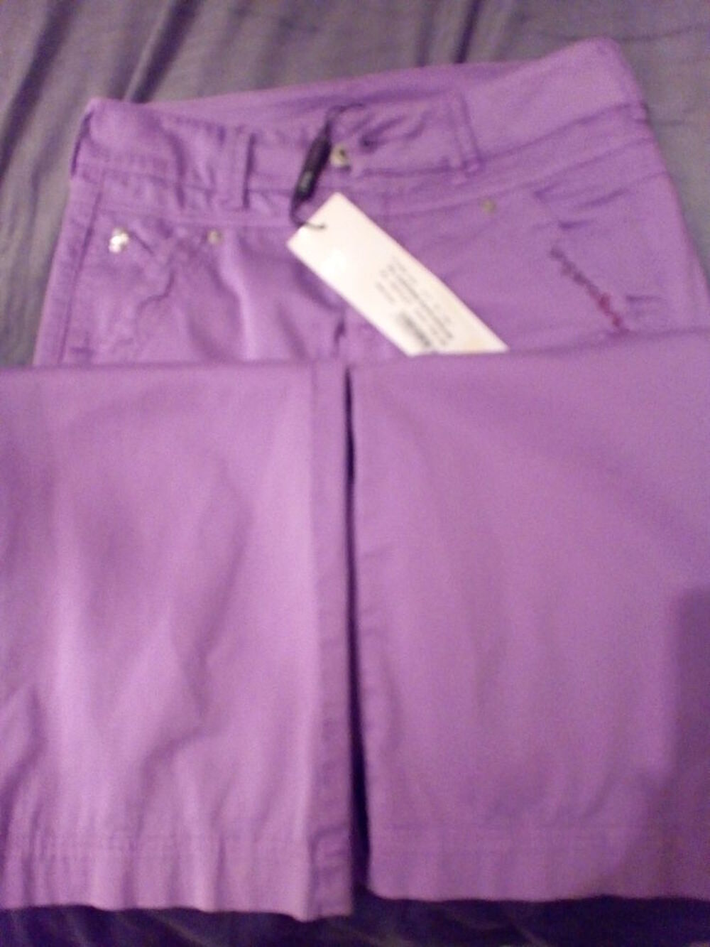 pantalon toile Mauve UNGARO FEVER Vêtements
