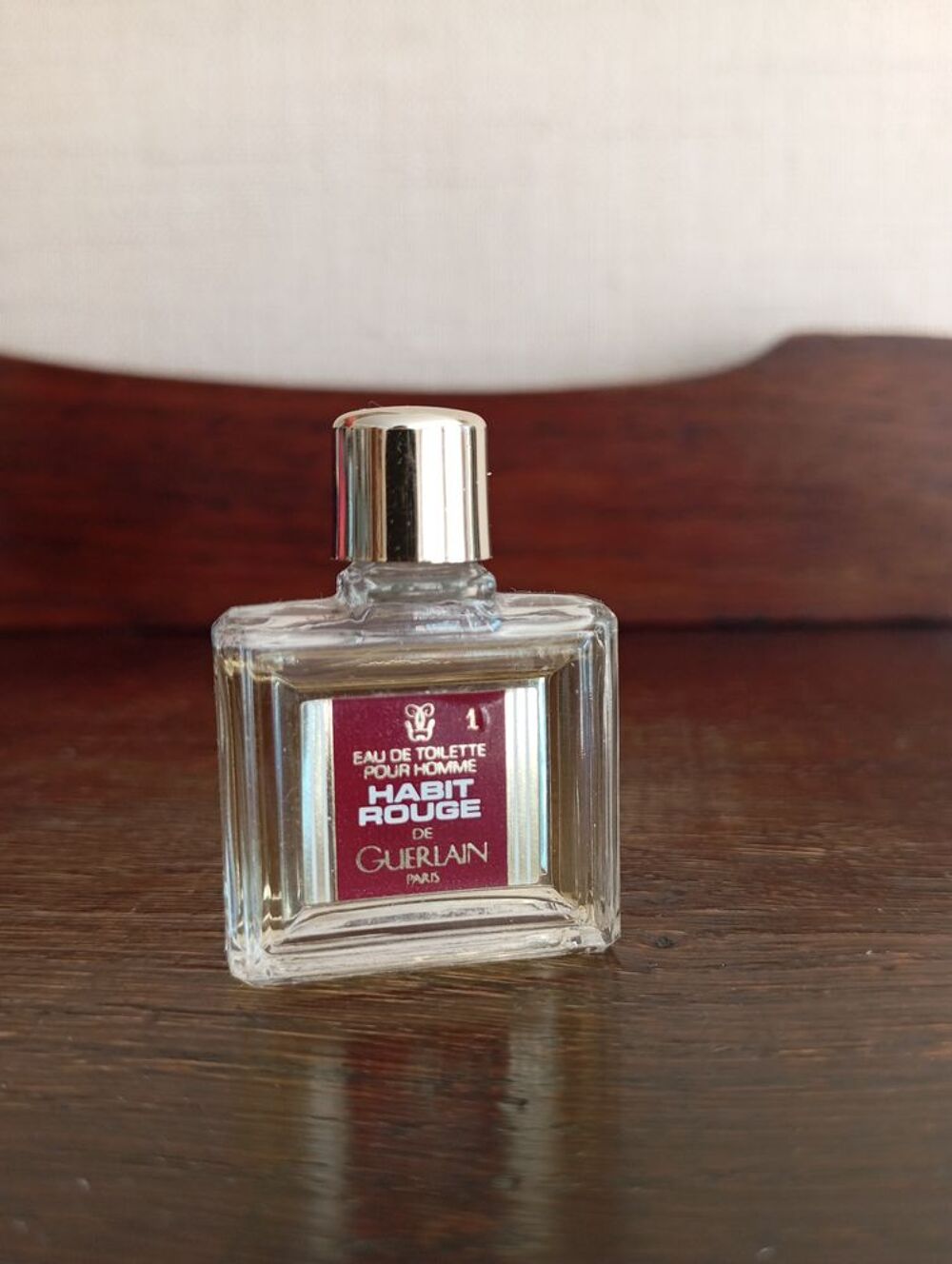 Miniature de parfum Habit Rouge (avec le 1 en haut &agrave; droite) 
