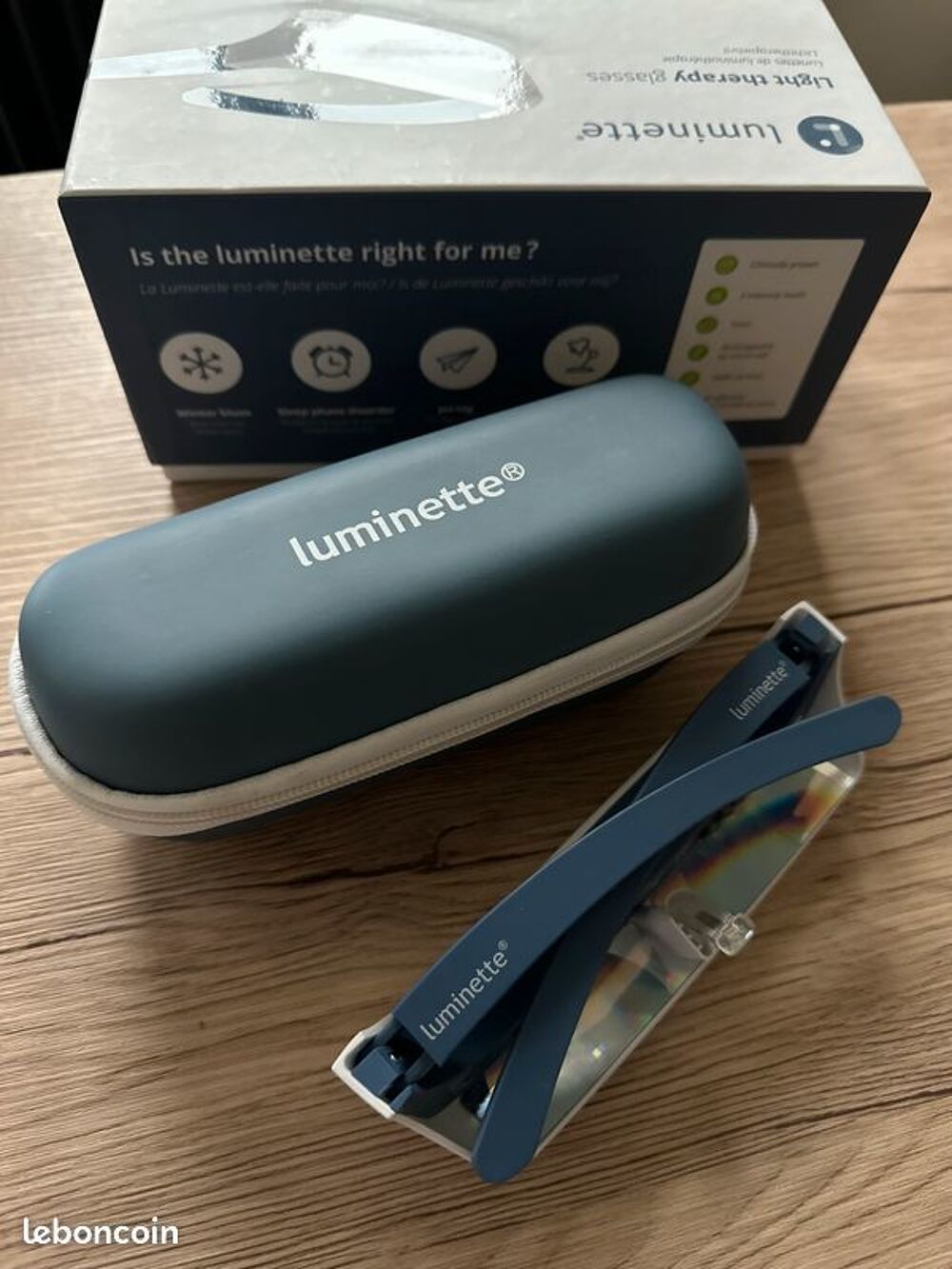 Paire de Lunette luminette 2 Luminotherapie Photos/Video/TV