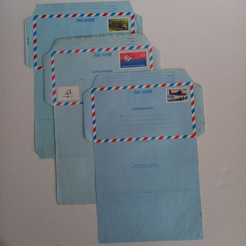 France,lot de 3 Entiers postaux, Aérogramme neuf,1022, 1019, 3 Saumur (49)