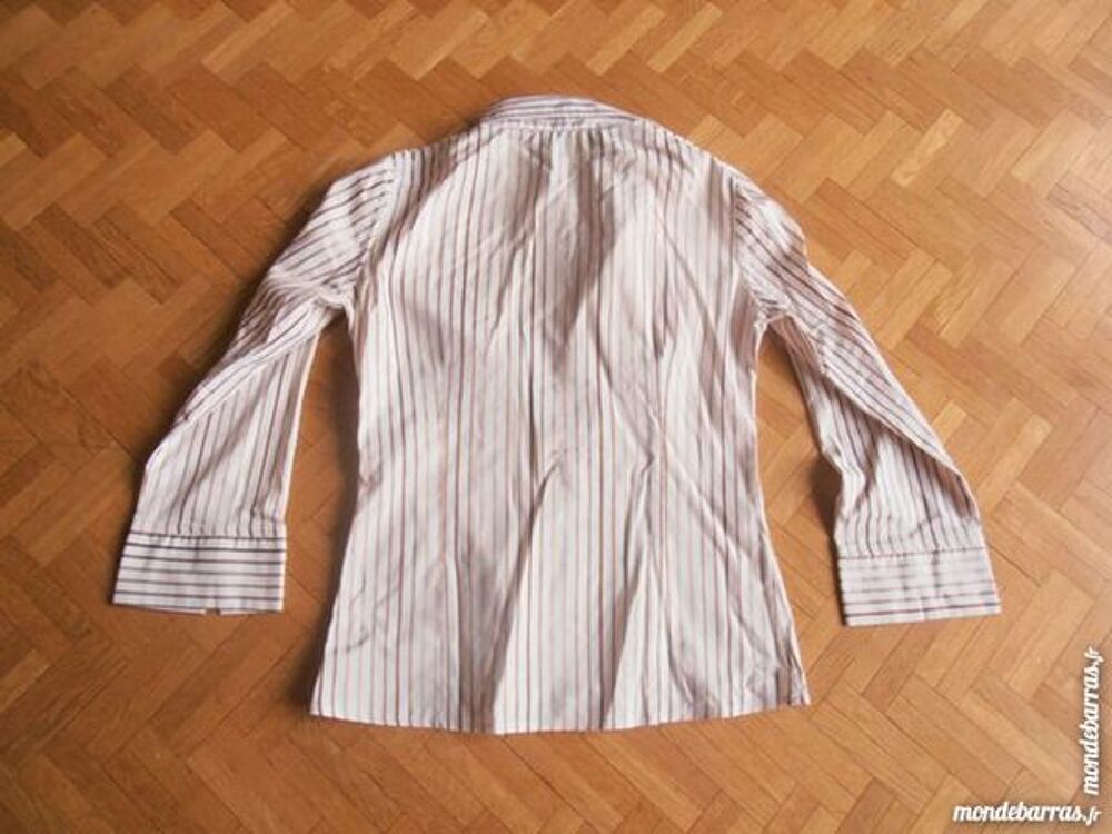 Chemisier rayures satin&eacute;es (50) Vêtements