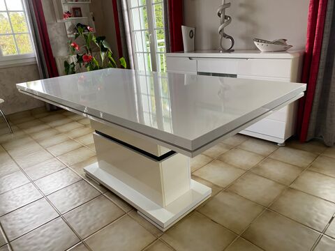 Table rectangulaire laque blanche 190cm x 90cm 110 Saint-Yrieix-la-Perche (87)