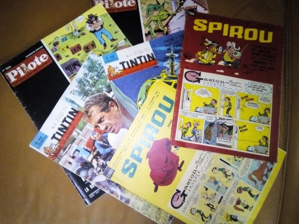 Tintin, Spirou, Pilote
