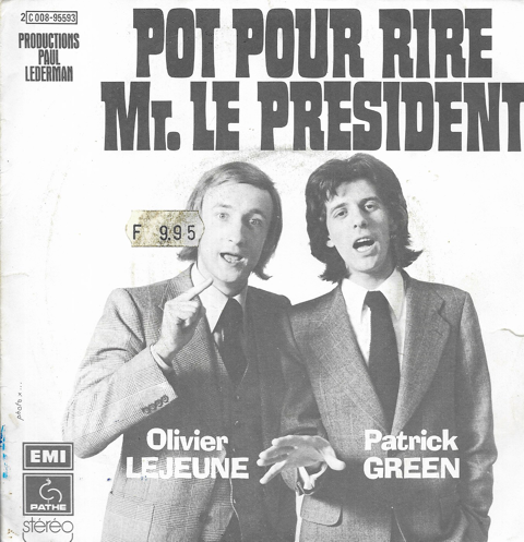 Vinyles 45 T , Olivier Lejeune et Patrick Green 1974 3 Tours (37)