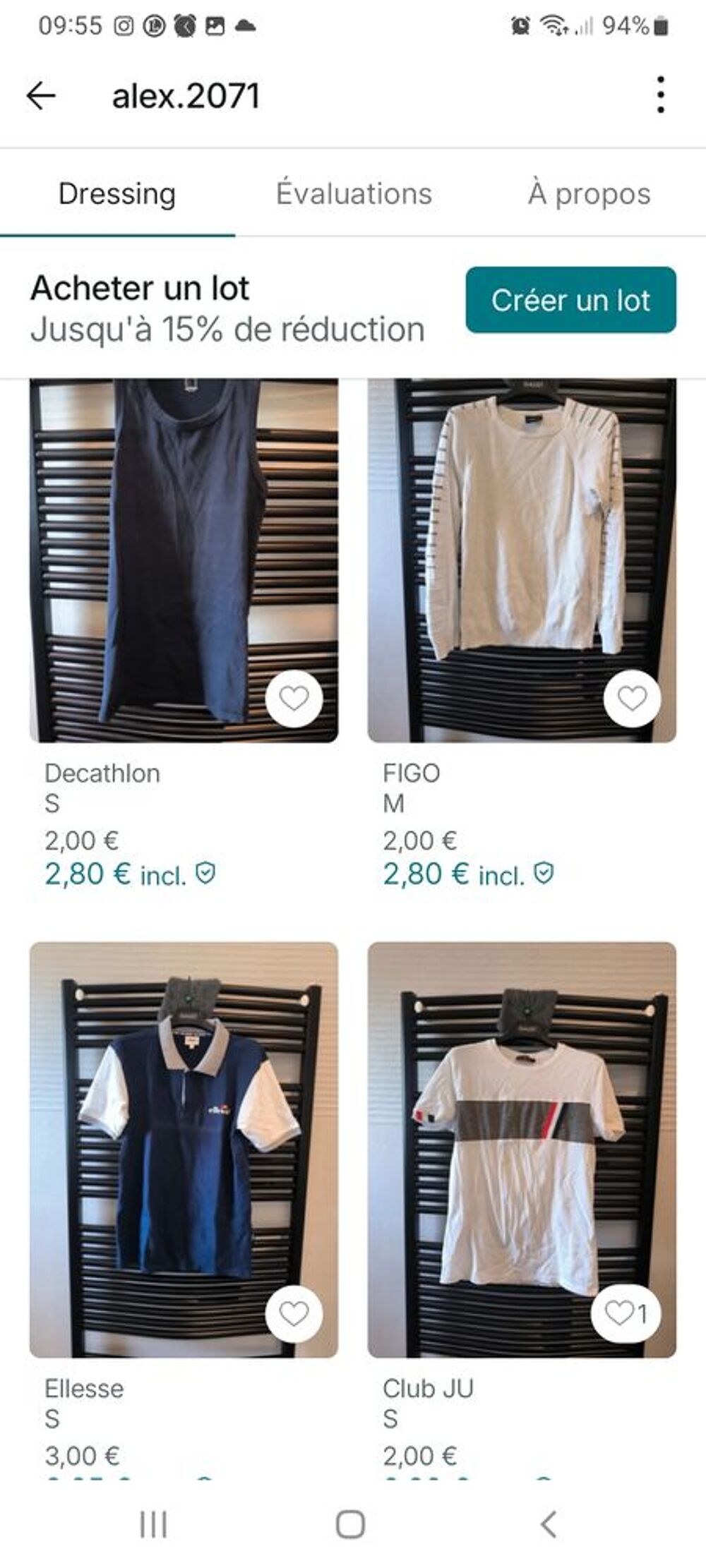 V&ecirc;tements homme Vêtements