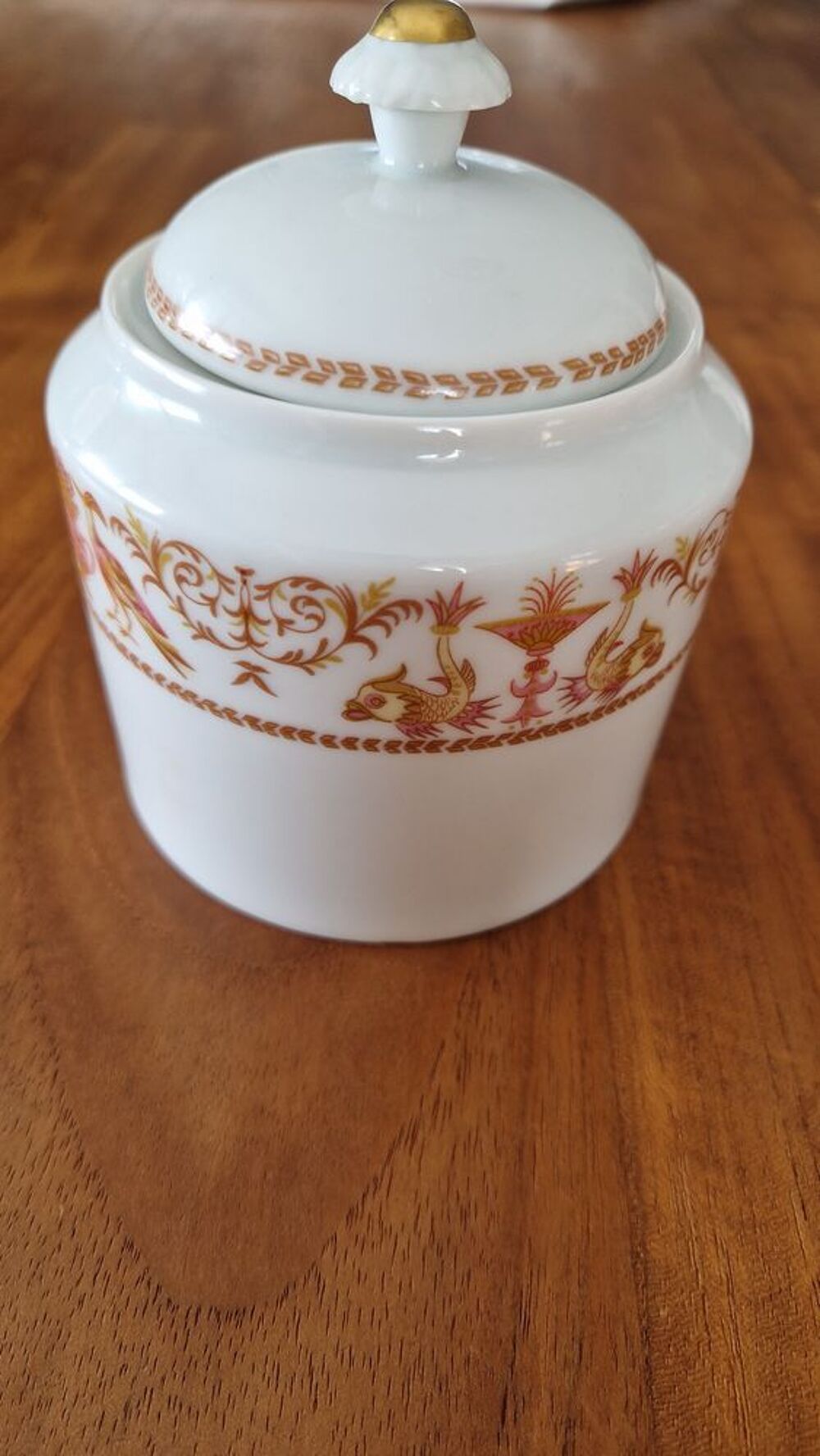 Sucrier et pot &agrave; lait en porcelaine fine Limoges Chastagner Cuisine