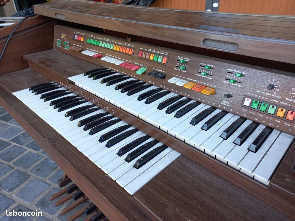 Orgue electronique- elka-orgue d eglise-elka double clavier- Instruments de musique