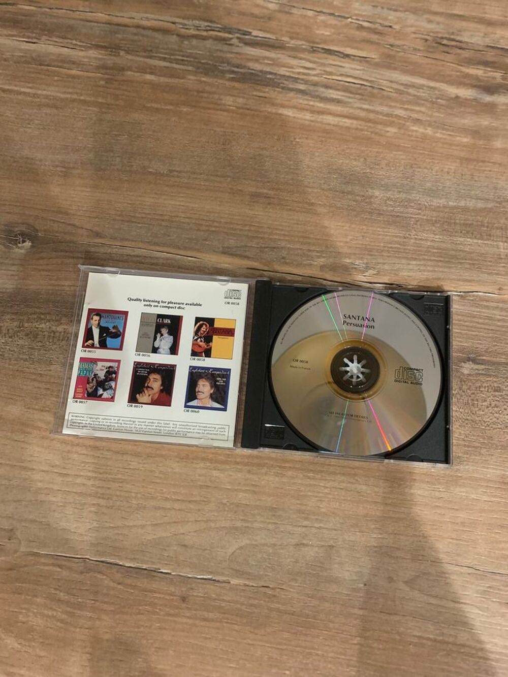 CD Santana " Persuasion " CD et vinyles