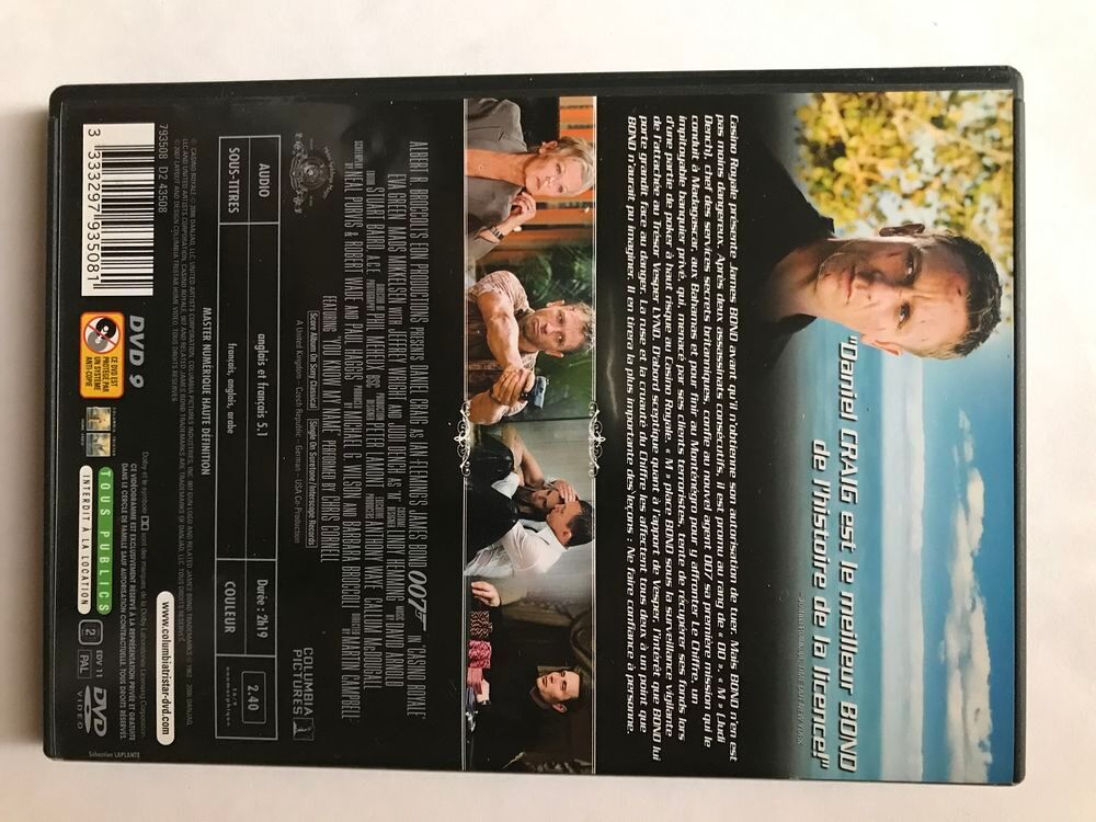 DVD Casino Royale DVD et blu-ray