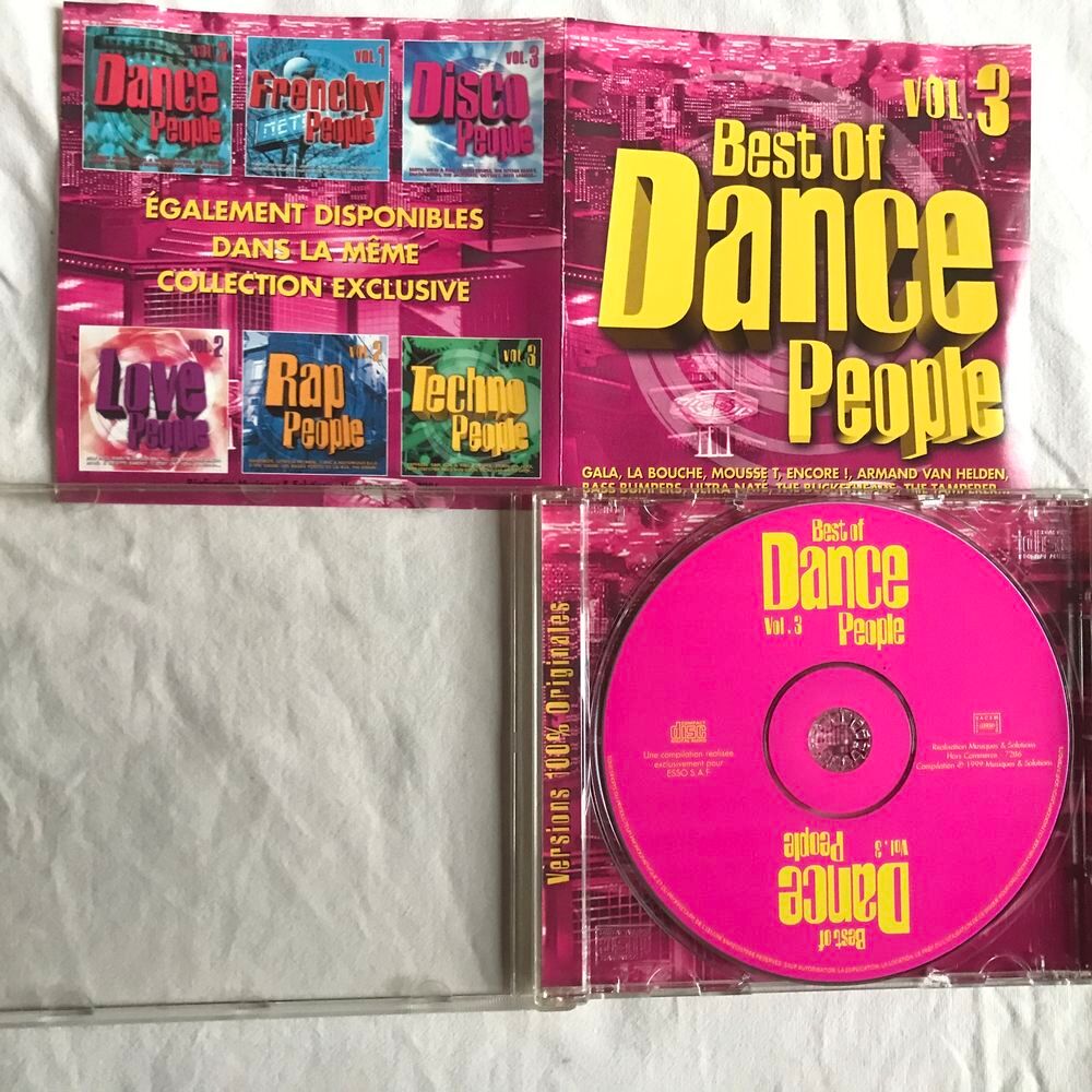 CD Best Of Dance People Vol.3 Versions 100% Originales ESSO CD et vinyles