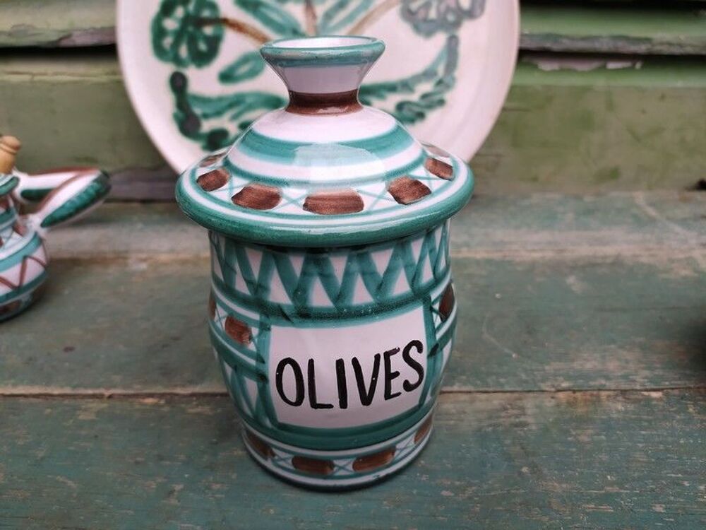 Pot &agrave; Olives C&eacute;ramique Robert Picault Vallauris Poterie Dcoration