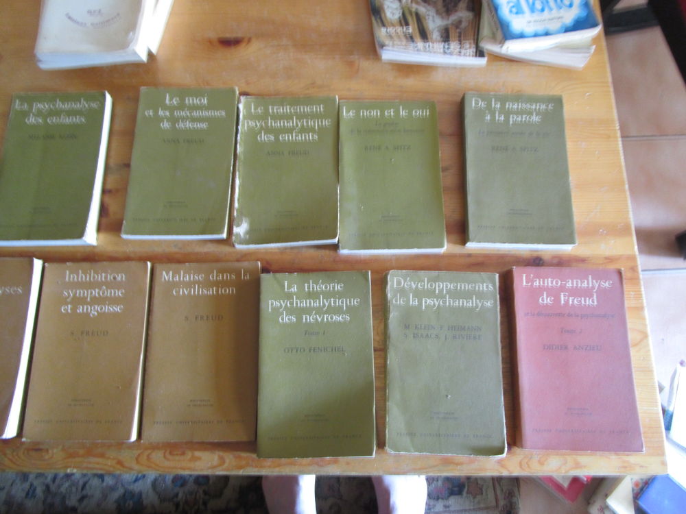 Belle Collection Freud, Lacan, M. Klein, Winnicott Décoration