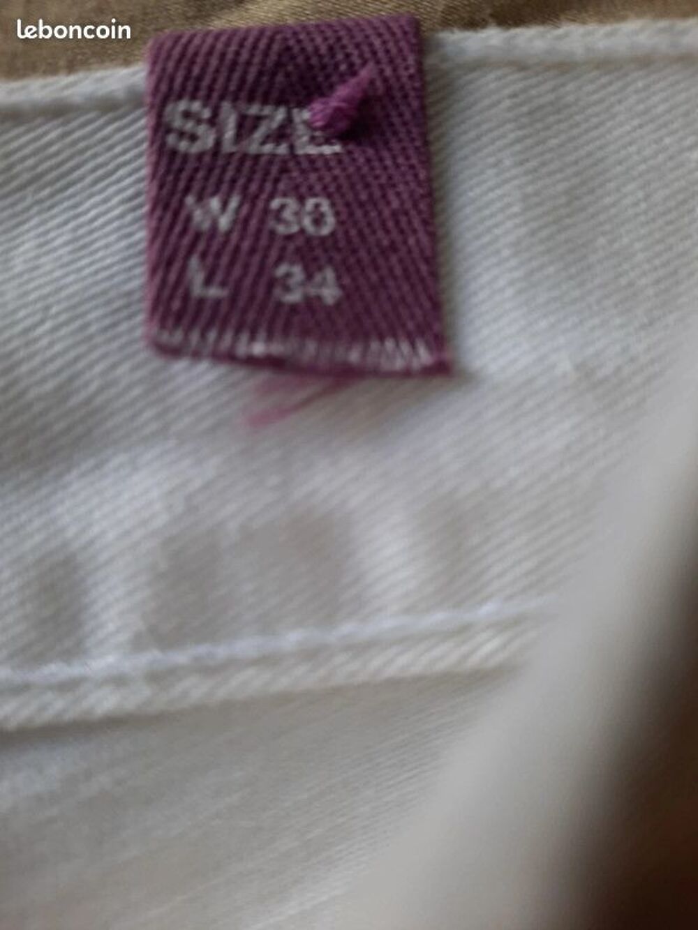 jeans blanc 
Marque Jules
Straight
Vêtements