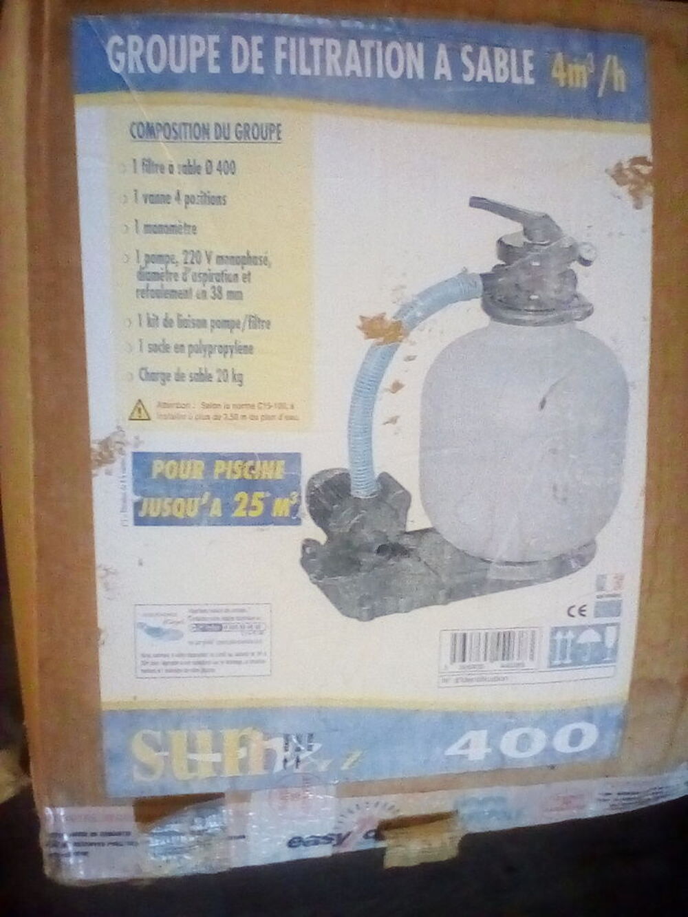 Ensemble Groupe de filtration Complet Neuf Jardin