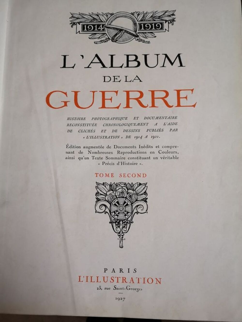 L'Album de la guerre 1914 ? 1919 Livres et BD